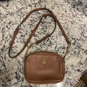 Michael Kors cross body brown purse